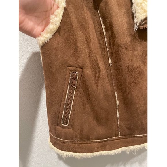 STEVE MADDEN Brown Ivory Vest - Picture 4 of 8